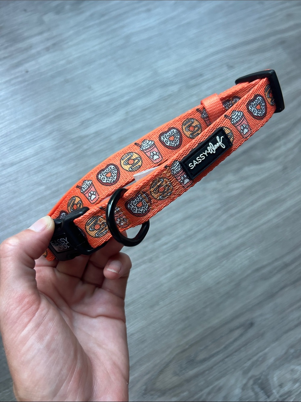 Sassy Woof Pupkin Donuts Fall Dog Collar • pumpkin spice